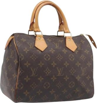 Louis Vuitton Pre-owned Speedy 25 Hand Bag - Dames - Vintage Handtas - Bruin - ONE Size - Leer - Vintage