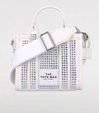 Marc Jacobs Borsa The Tote Bag Crystal Marc Jacobs in canvas con strass all over