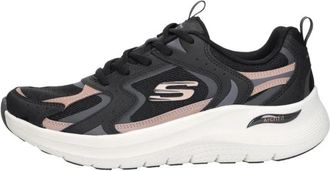 Skechers Arch Fit 2.0 Vintage Luxe - Dames - Sneakers - Zwart - 37 EU - Schoenen