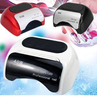 Trade Shop Trade Shop - L&aacute;mpara Led Uv Ccfl Led 48w Reconstrucci&oacute;n De U&ntilde;as Arte De U&ntilde;as Temporizador Horno 48w