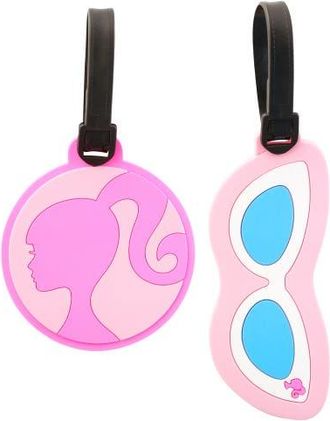 BARBIE Stylish Luggage Tags, 4 Pack in Pink at Nordstrom