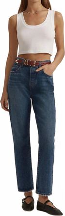 Favorite Daughter Otto High Rise Boyfriend Ankle In Blue