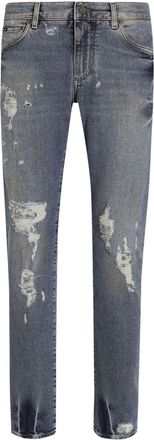 Dolce & Gabbana Jeans con strappi - Blu