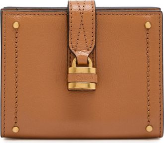 Chlo&eacute; Paddington Grained Leather Wallet - Brown - One Size
