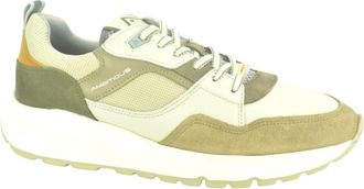 Ambitious Taupe Combi Runner - Heren - Sneakers - Veelkleurig - 46 EU - Schoenen
