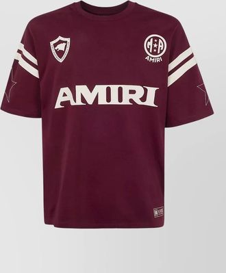 Amiri sport star graphic crew neck t-shirt