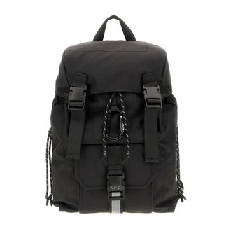 A.P.C. Backpack - male - A.P.C. - Backpacks - Black - ONE SIZE - Bags