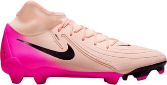 Nike Phantom Luna 2 Academy voetbalschoenen voor heren, voor harde ondergrond (Oranje/Roze)