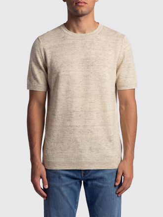 Brunello Cucinelli T-shirt in cotone e lino Brunello Cucinelli