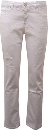 Pinko Pinko, Dames, Jeans, Wit, Maat: W26 Katoen