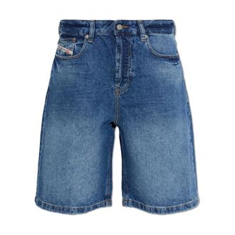 Diesel De-Sire-Short Shorts - Dames - Denim shorts - Blauw - W26 - Katoen - Korte Broeken