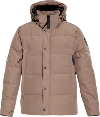 Canada Goose Wyndham Down Jacket - Heren - Gewatteerde jassen - Bruin - XL - Katoen - Jassen