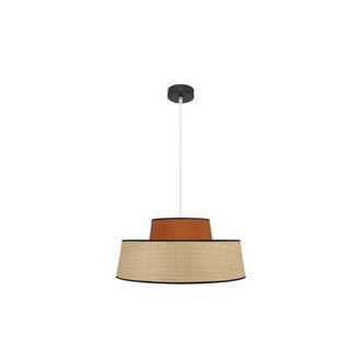Fabrilamp Fabrilamp - Colgante Jia 1xe27 Natural/calabaza Regx50x50 Cm