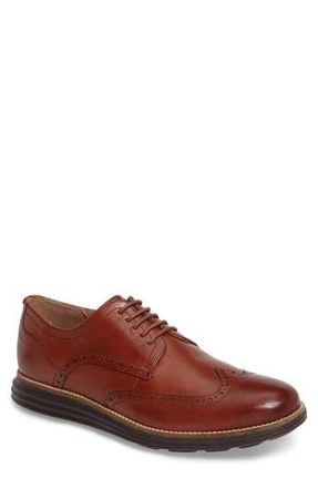 Cole Haan OriginalGrand Wingtip Derby in Woodbury Leather/java at Nordstrom Rack, Size 10.5