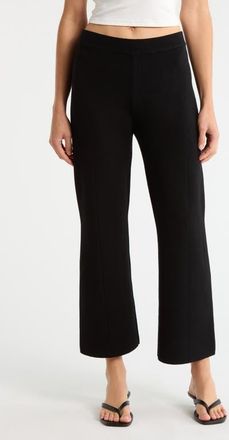 Wayf Knox Knit Crop Pants in Black at Nordstrom, Size X-Large