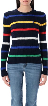 Polo Ralph Lauren Julie Striped Cable Knit