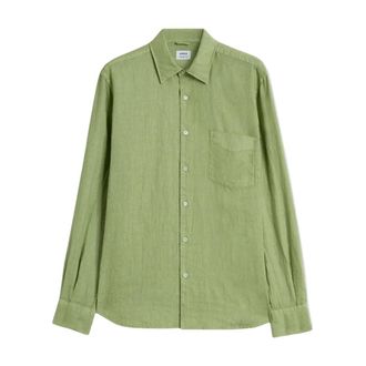 Aspesi Casual Shirts, male, Green, Size: 5XL Camicia Sedici