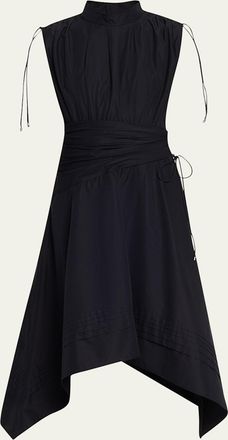 3.1 Phillip Lim Ruched Sleeveless Midi Dress