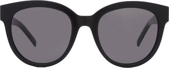 Saint Laurent Grey Round Ladies Sunglasses SL M29 003 52