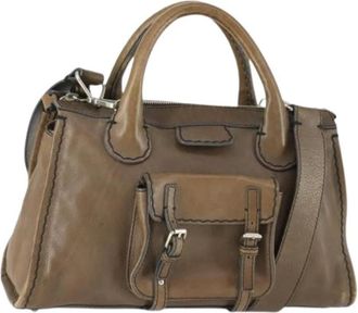Chlo&eacute; Pre-owned Handtas - Dames - Vintage Handtas - Bruin - ONE Size - Leer - Vintage