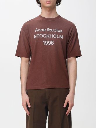 Acne Studios T-shirt in cotone organico con logo Acne Studios