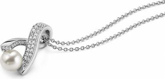 Orphelia Womens 925 Sterling Silver Chain with Pendant - ZH-4821/1 - One Size