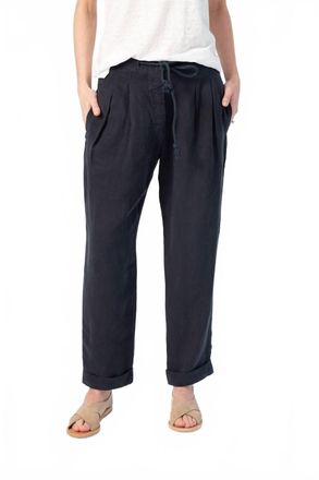 NSF Viola Pleated Trouser Pant In Midnight