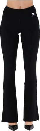 Courrèges Mujer, Pantalones, Negro, Talla: L