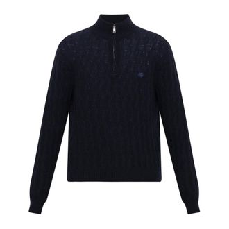 Etro Heren, Truien, Blauw, Maat: M