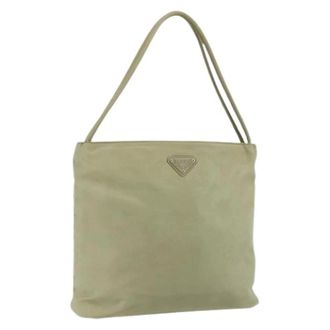 Prada Pre-owned Shoulder Bags, female, Beige, Size: ONE SIZE Pre-owned Vintage Hand Bag