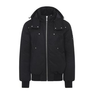 Moose Knuckles Zwarte jas voor mannen Aw 25 - Heren - Gewatteerde jassen - Zwart - S - Jassen