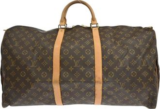 Louis Vuitton Pre-owned Weekend Bags, unisex, Brown, Size: ONE SIZE Pre-owned Keepall Travel Bag