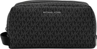 Michael Kors Hudson Signature Logo Travel Kit - - Bags - Uomo - Nero - ONE SIZE
