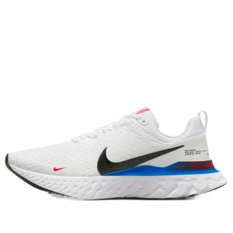 Nike React Infinity Run Flyknit 3 White Photo Blue Red FJ3994-100