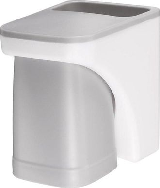 OEM Magn&eacute;tico - Soporte Para Cepillo De Dientes - Taza De 6 Cm - Dos En Uno - Organizador De Pasta De Dientes - Gris - Familiar - Ba&ntilde;o