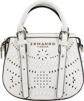 Ermanno Scervino Geperforeerde Handtas - Dames - Handtassen - Wit - ONE Size - Tassen