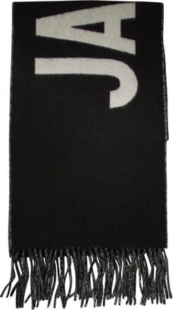Jacquemus LEcharpe Sjaal - Heren - Wintersjaals - Zwart - ONE Size - Wol - Accessoires