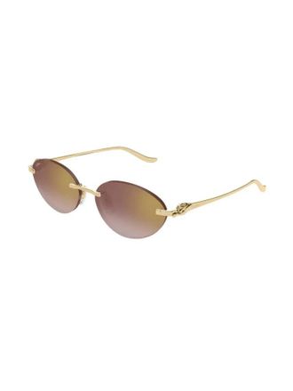 Cartier CT0504S002 Sunglasses - Gold