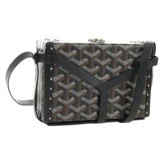 Goyard Pre-owned Vintage Schoudertas - Dames - Pre-owned - Zwart - Maat: ONE Size Leer