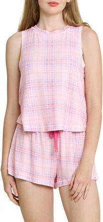 Honeydew Intimates Star Seeker Short Pajamas in Budding Plaid at Nordstrom, Size X-Small