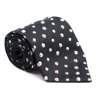 Bespoke Milan Collection Crystal Embellished Tie
