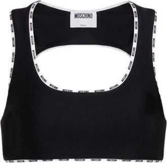 Moschino Top in Lycra - - Tops - Donna - Nero - M