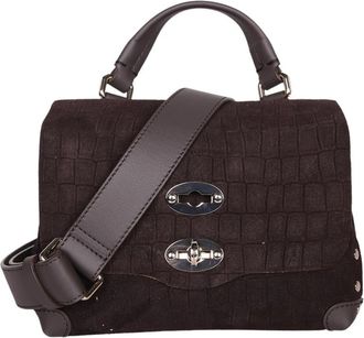 Zanellato Postina Baby Bag - Dames - Handtassen - Bruin - ONE Size - Leer - Tassen