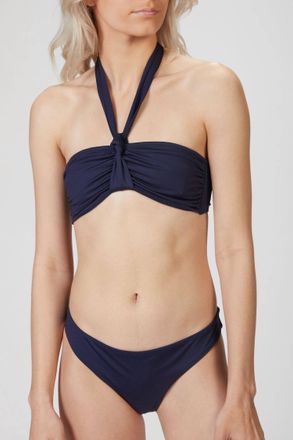 Asceno Verona Bikini Top In Navy