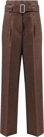 Seafarer Pantalones Anchos - Trousers - Mujer - Marr&oacute;n - M