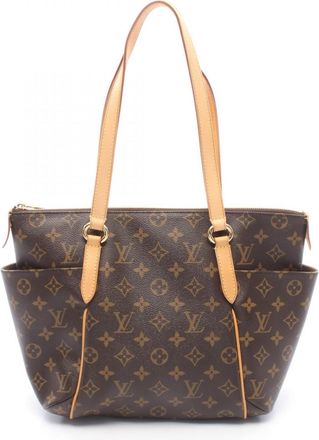 Louis Vuitton Brown Monogram Handbag Tote Bag (Pre-Owned)