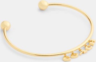 Coach Womens Charms Cuff Bracelet - Gold - One Size