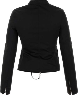 Courr&egrave;ges Womens Black Canvas Jacket Giubbini