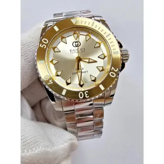 Gucci Dive Silver-tone Dial Mens Watch YA136357A