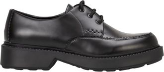 HUGO BOSS Glad Leren Derby Schoenen - Dames - Schoenen - Zwart - Maat: 39 EU Leer